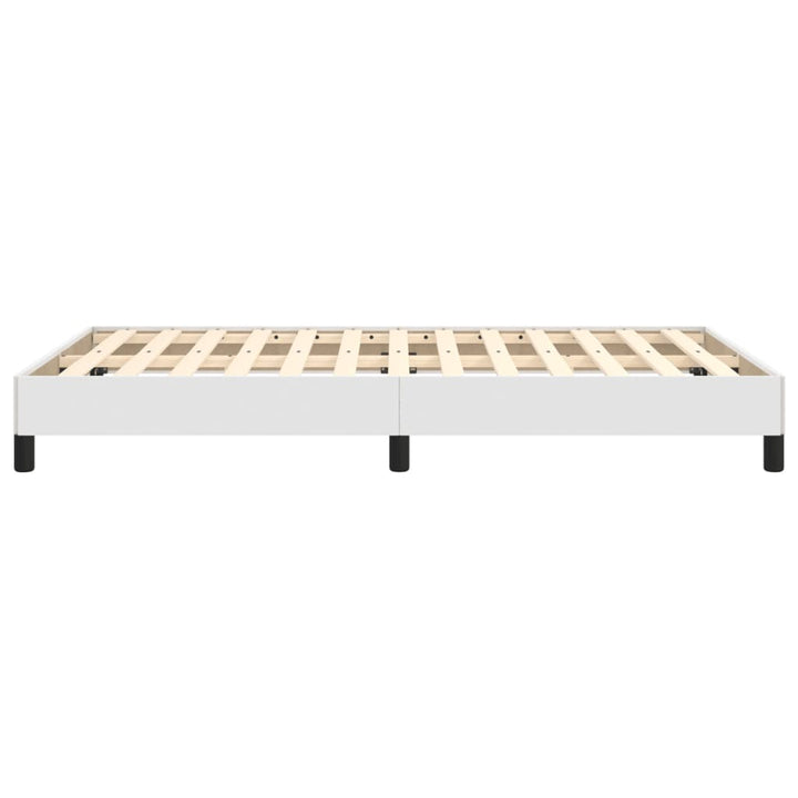 sengeramme 120x200 cm kunstlæder hvid
