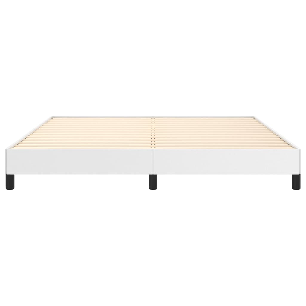 sengeramme 180x200 cm kunstlæder hvid