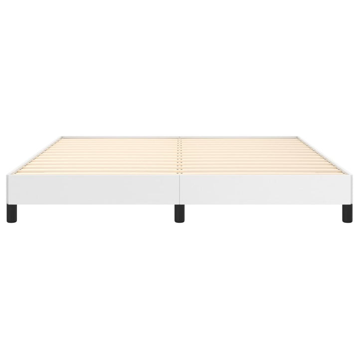 sengeramme 180x200 cm kunstlæder hvid