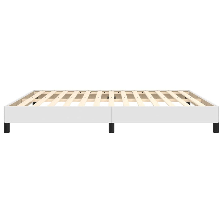 sengeramme 180x200 cm kunstlæder hvid