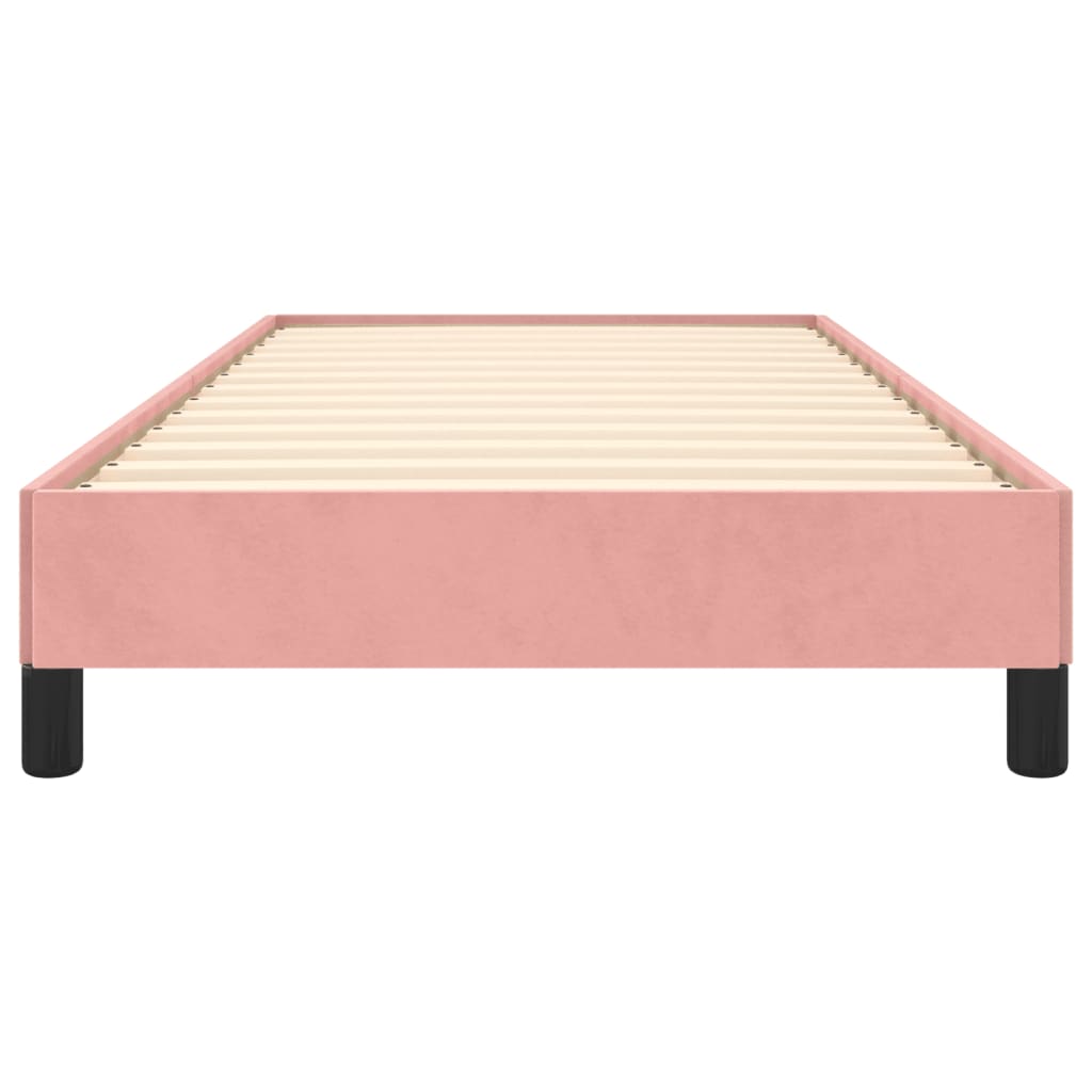 sengeramme 80x200 cm fløjl pink
