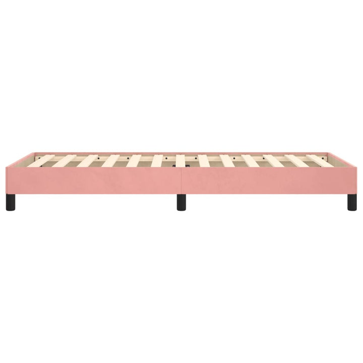sengeramme 80x200 cm fløjl pink