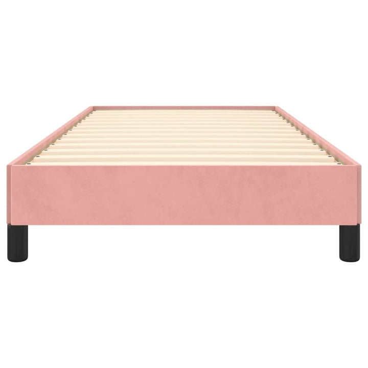 sengeramme 90x200 cm fløjl pink