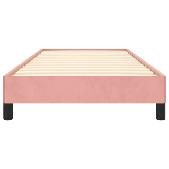 sengeramme 100x200 cm fløjl pink