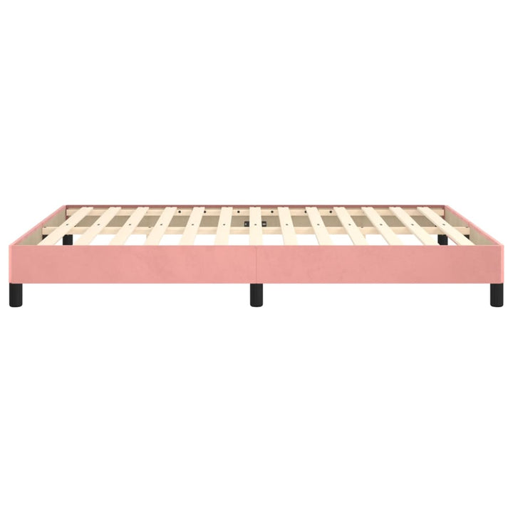 sengeramme 140x200 cm fløjl pink