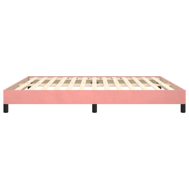 sengeramme 180x200 cm fløjl pink