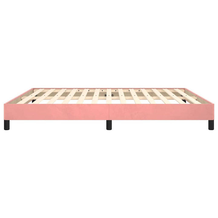 sengeramme 180x200 cm fløjl pink