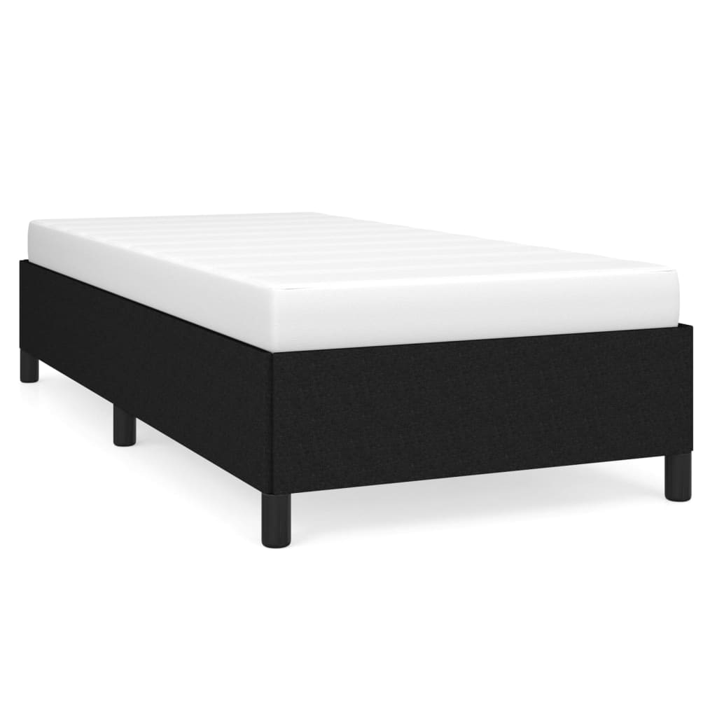 sengeramme uden madras 80x200 cm stof sort