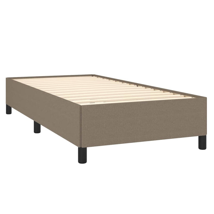 sengeramme uden madras 80x200 cm stof gråbrun