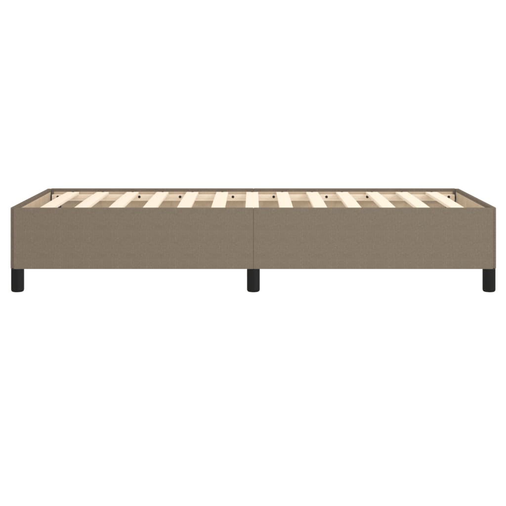 sengeramme uden madras 80x200 cm stof gråbrun
