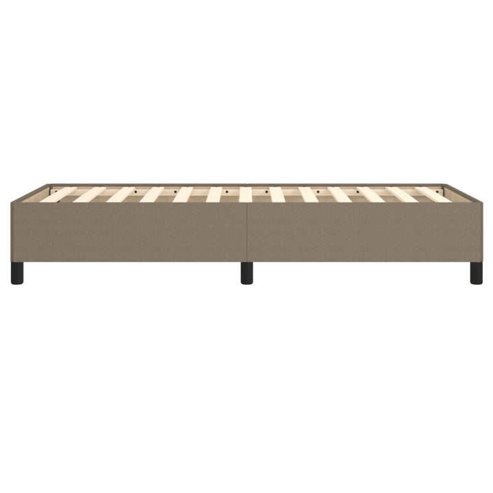 sengeramme uden madras 80x200 cm stof gråbrun