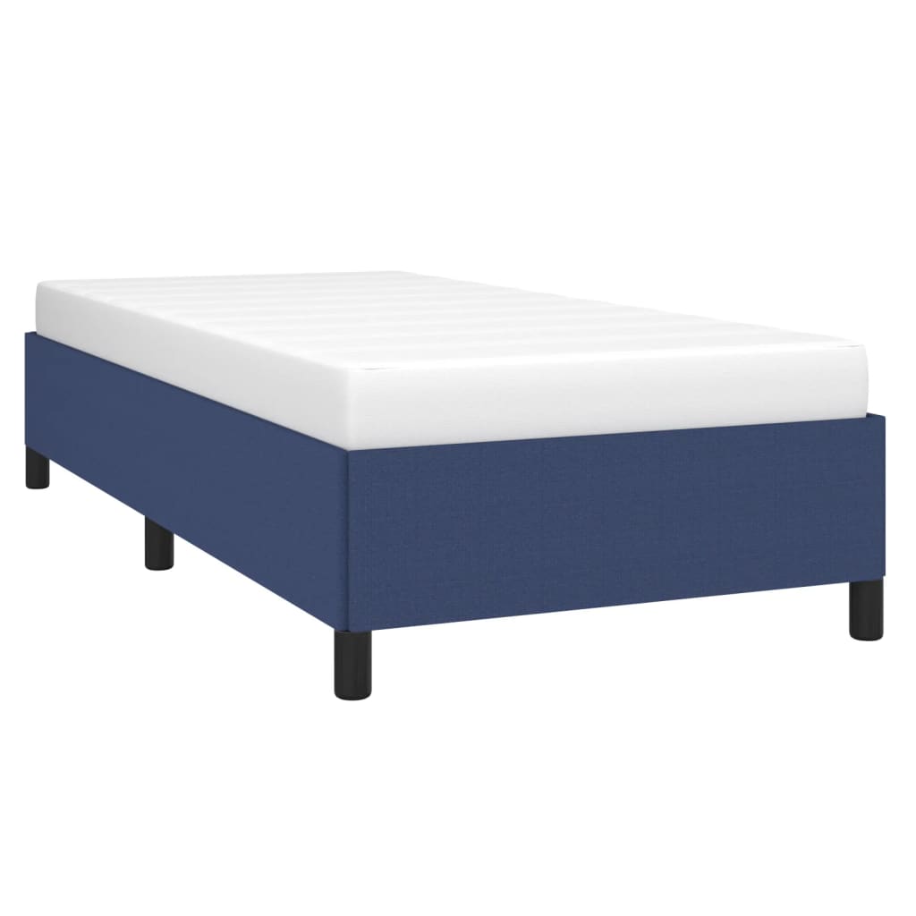 sengeramme uden madras 80x200 cm stof blå