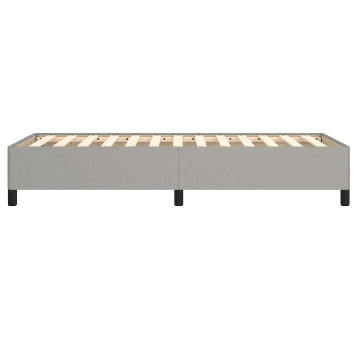 Sengeramme uden madras Lysegrå 100x200 cm Stof