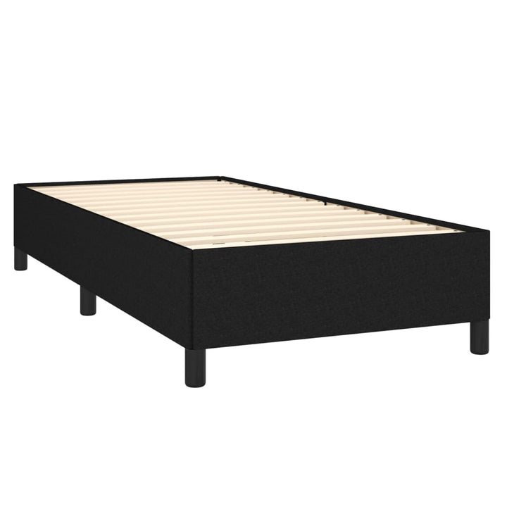 Sengeramme uden madras Sort 100x200 cm Stof