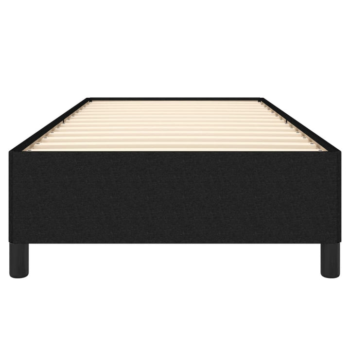Sengeramme uden madras Sort 100x200 cm Stof