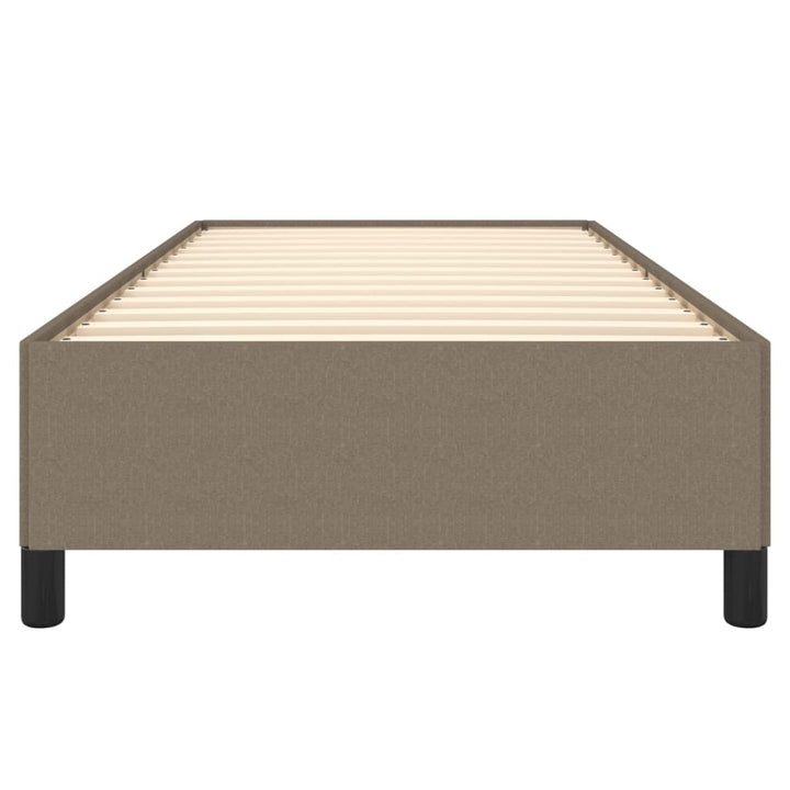 Sengeramme uden madras Taupe 100x200 cm Stof
