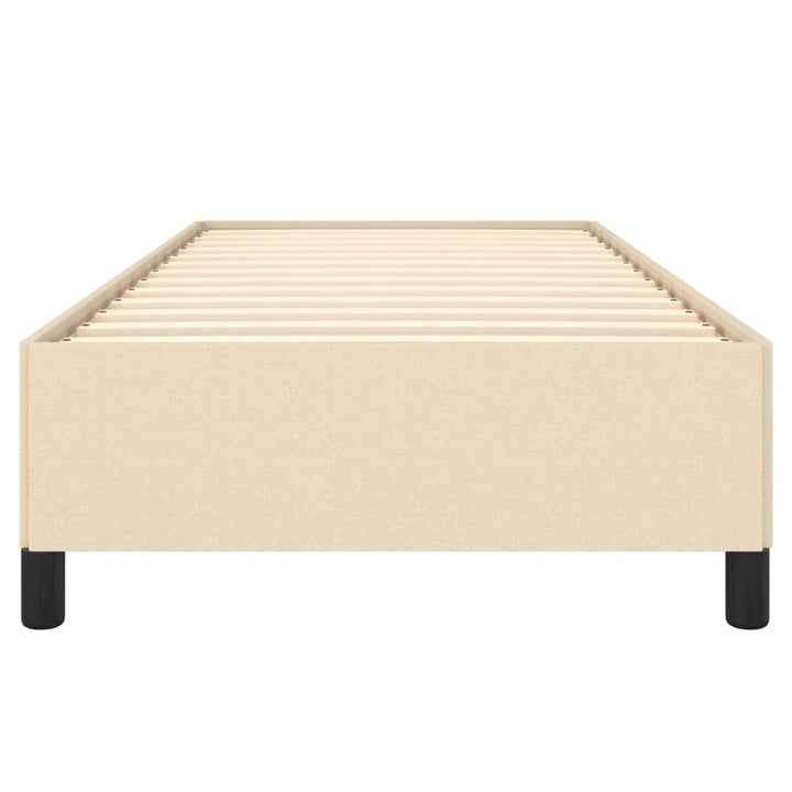 Sengeramme uden madras Creme 100x200 cm Stof