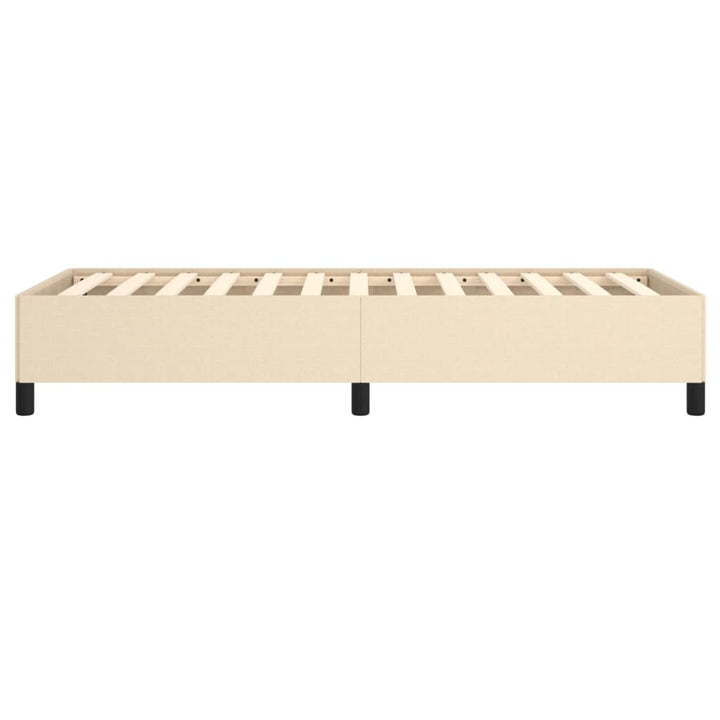 Sengeramme uden madras Creme 100x200 cm Stof