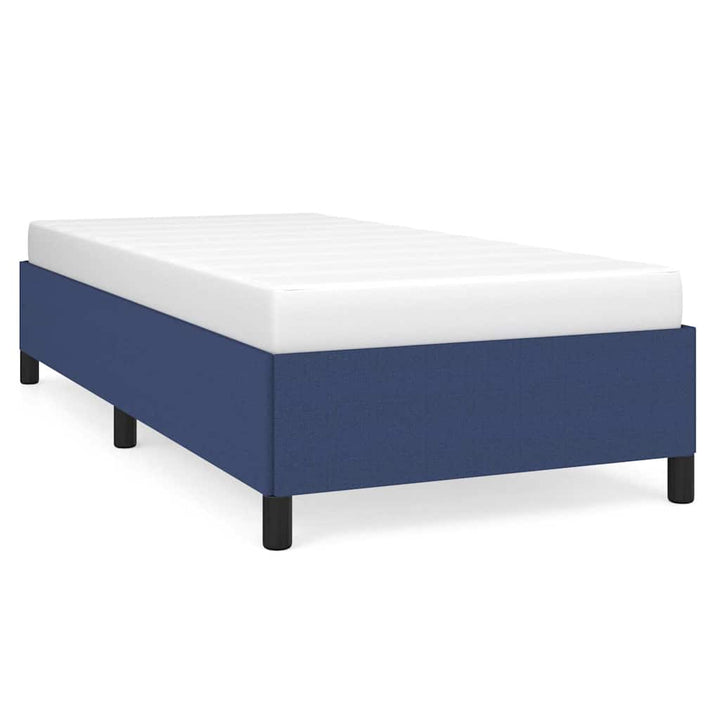sengeramme uden madras 100x200 cm stof blå