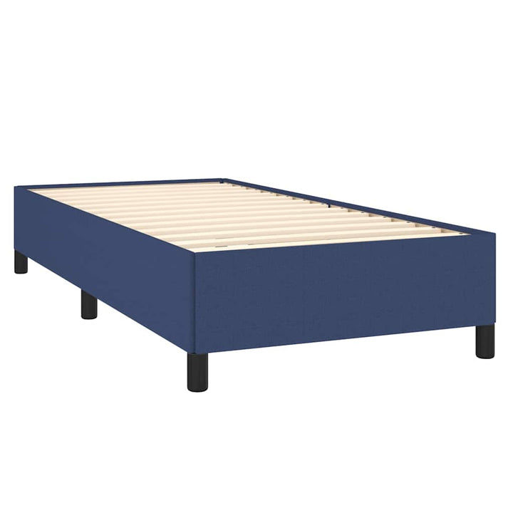 sengeramme uden madras 100x200 cm stof blå