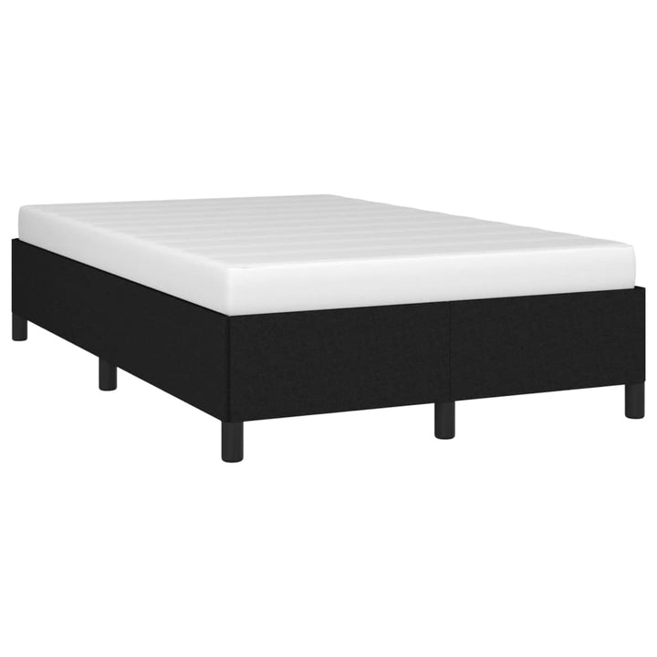 Sengeramme uden madras Sort 120x200 cm Stof