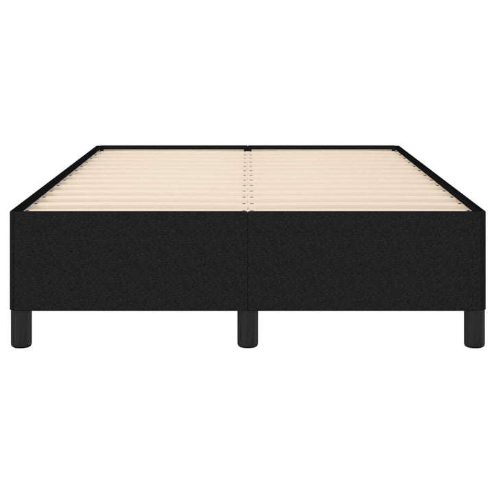 Sengeramme uden madras Sort 120x200 cm Stof