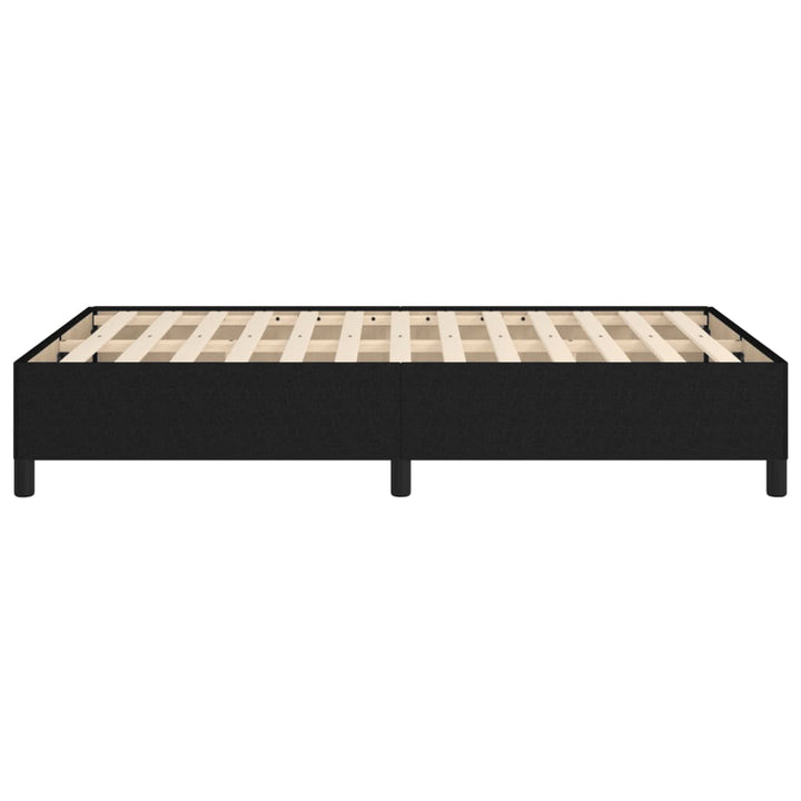 Sengeramme uden madras Sort 120x200 cm Stof