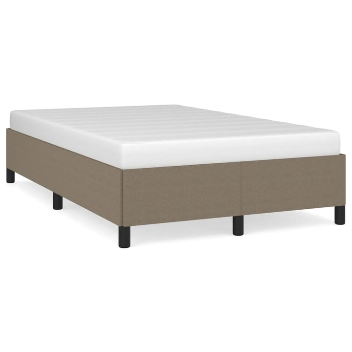 Sengeramme uden madras Taupe 120x200 cm Stof