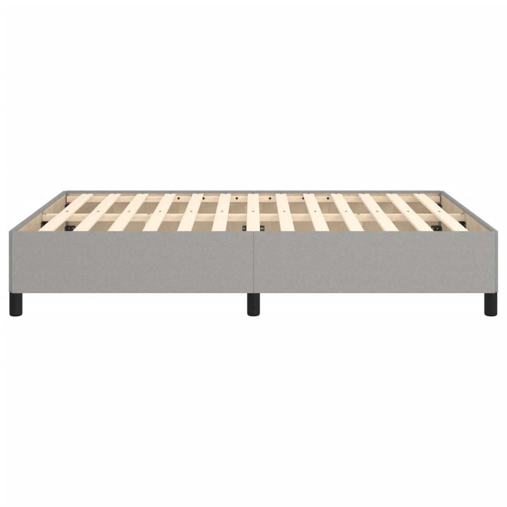 sengeramme uden madras 140x190 cm stof lysegrå
