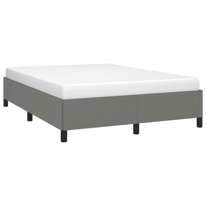 sengeramme uden madras 140x190 cm stof mørkegrå