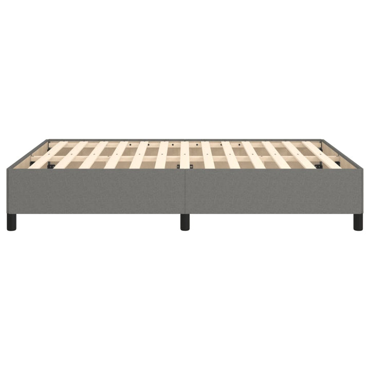 sengeramme uden madras 140x190 cm stof mørkegrå