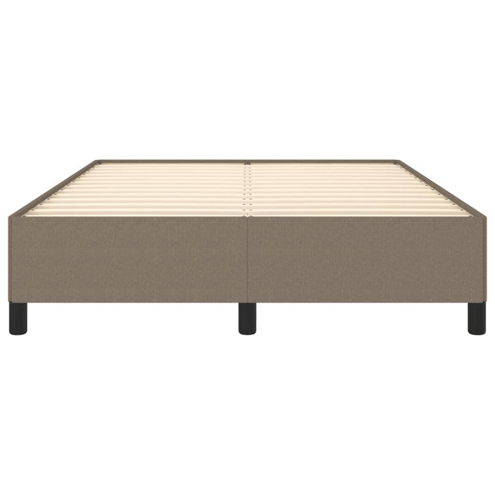 sengeramme uden madras 140x190 cm stof gråbrun