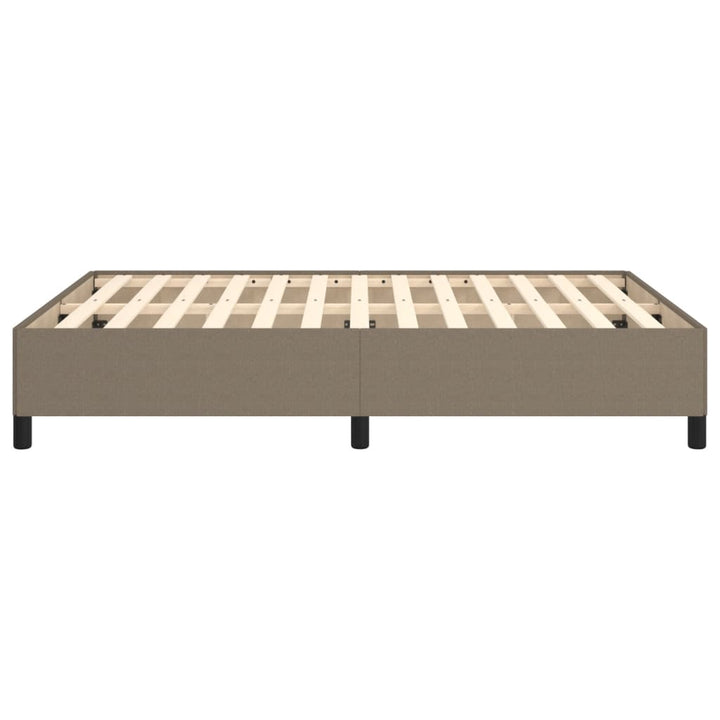 sengeramme uden madras 140x190 cm stof gråbrun