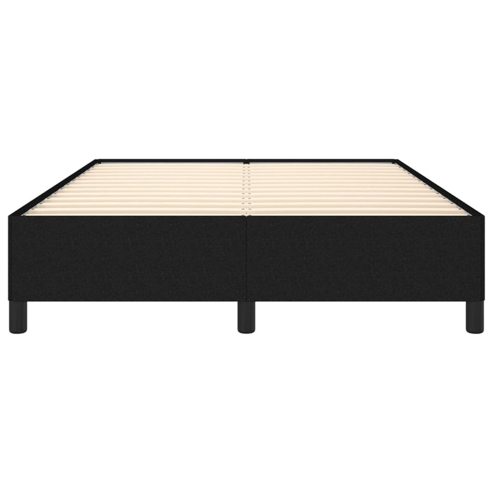 sengeramme uden madras 140x200 cm stof sort