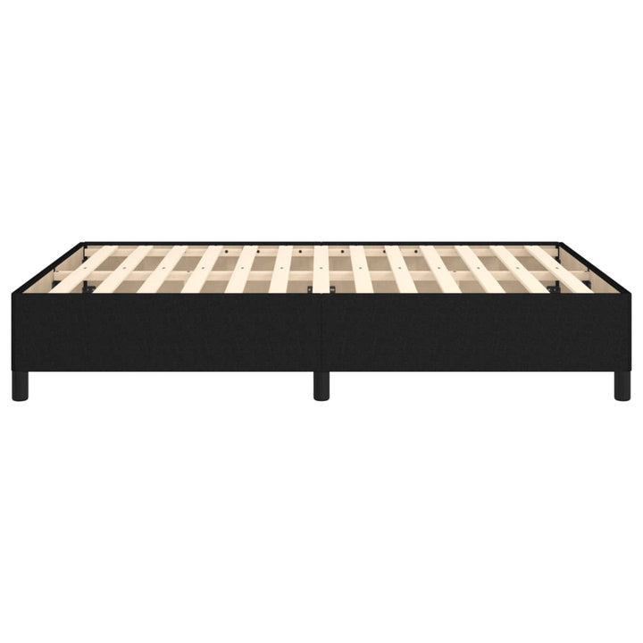 sengeramme uden madras 140x200 cm stof sort