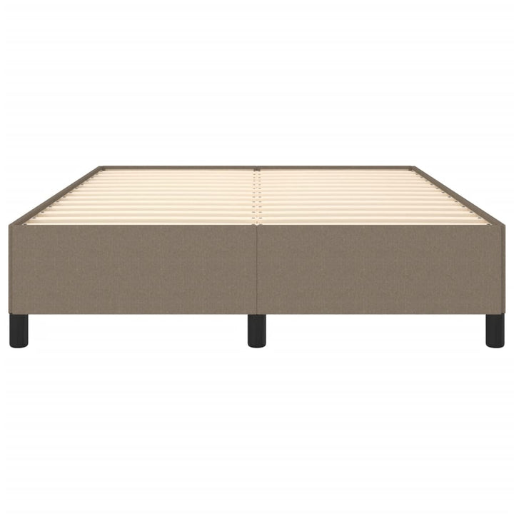 sengeramme uden madras 140x200 cm stof gråbrun