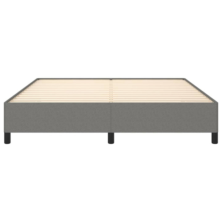 sengeramme uden madras 160x200 cm stof mørkegrå