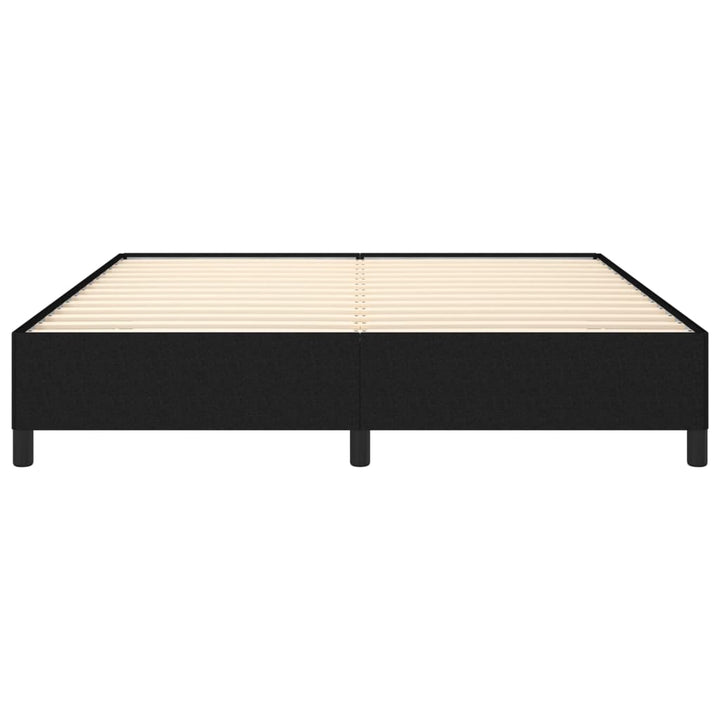 sengeramme uden madras 160x200 cm stof sort