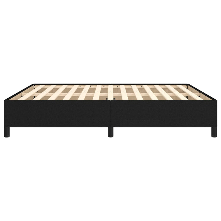 sengeramme uden madras 160x200 cm stof sort