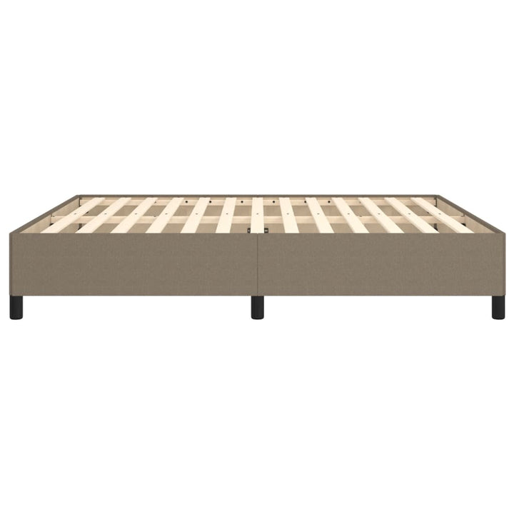 sengeramme uden madras 160x200 cm stof gråbrun