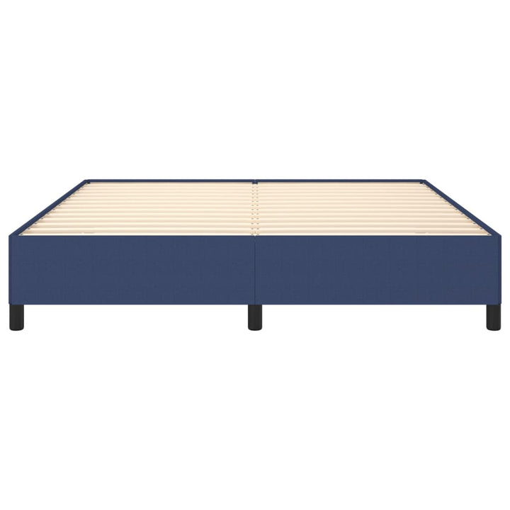 sengeramme uden madras 160x200 cm stof blå