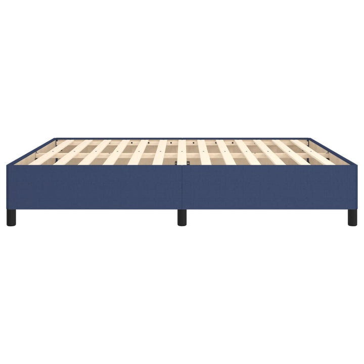 sengeramme uden madras 160x200 cm stof blå