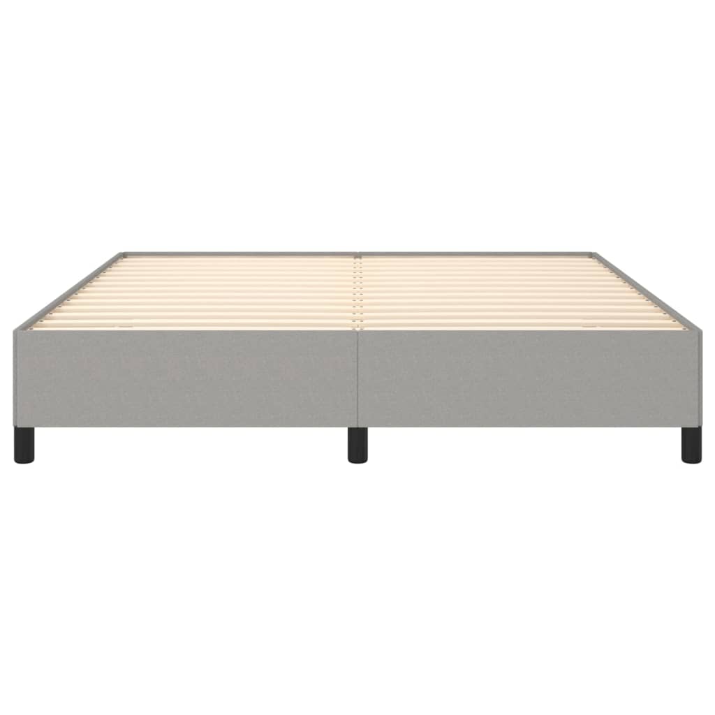 sengeramme uden madras 180x200 cm stof lysegrå