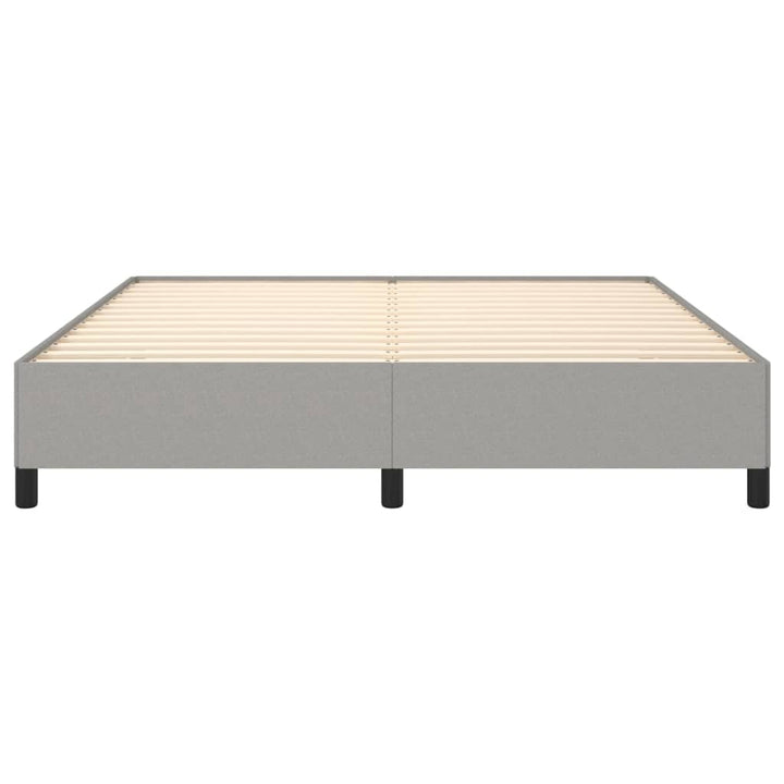 sengeramme uden madras 180x200 cm stof lysegrå