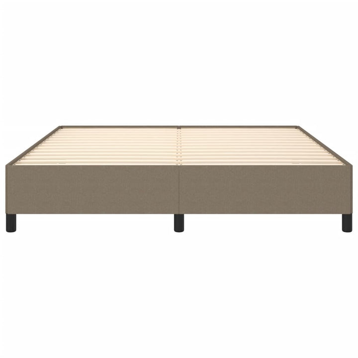 sengeramme uden madras 180x200 cm stof gråbrun