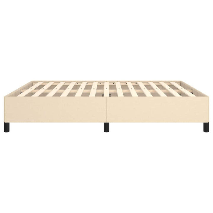 sengeramme uden madras 180x200 cm stof cremefarvet
