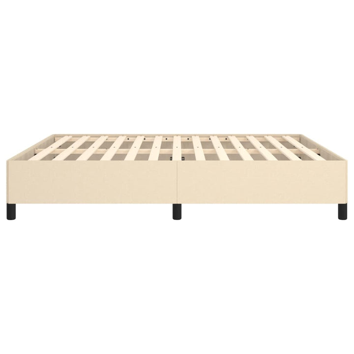 sengeramme uden madras 180x200 cm stof cremefarvet