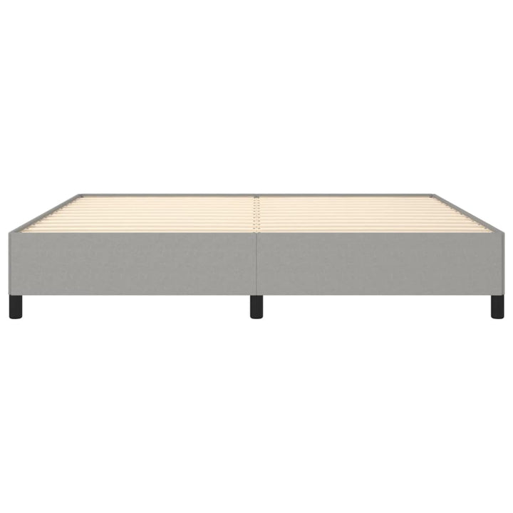 sengeramme uden madras 200x200 cm stof lysegrå