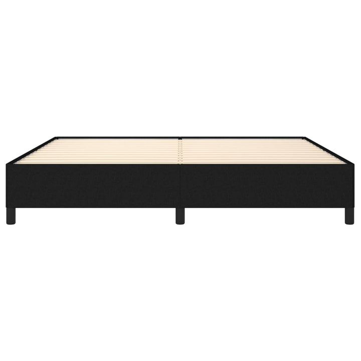 sengeramme uden madras 200x200 cm stof sort