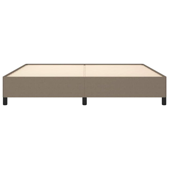 sengeramme uden madras 200x200 cm stof gråbrun
